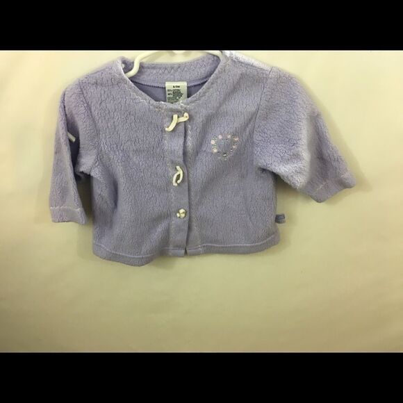 Infant Girls Sweater 6-9 mo Soft Light Purple - Picture 1 of 3